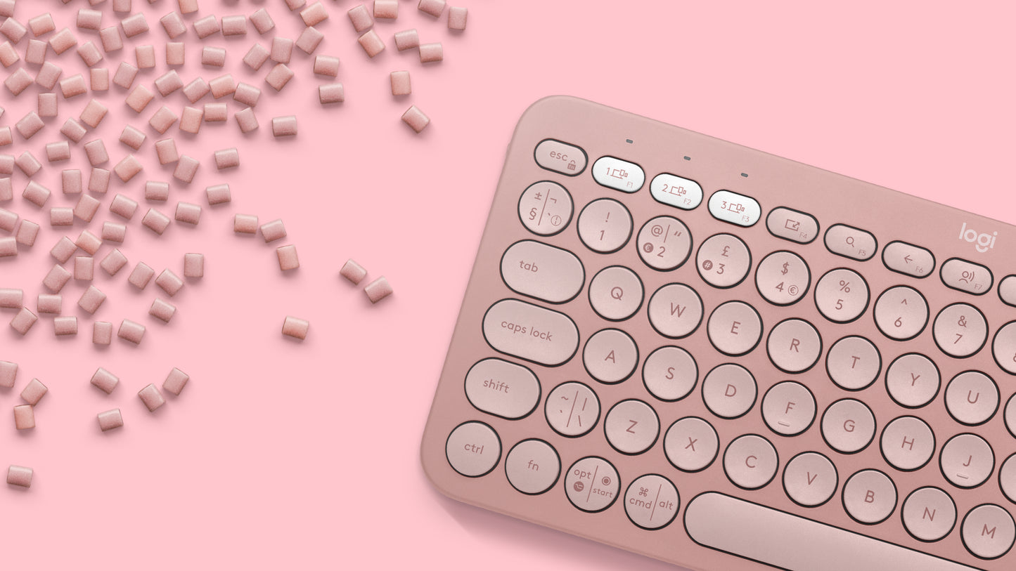 Logitech - Keyboard - Wireless - Rose - Con Bluetooth Guatemala