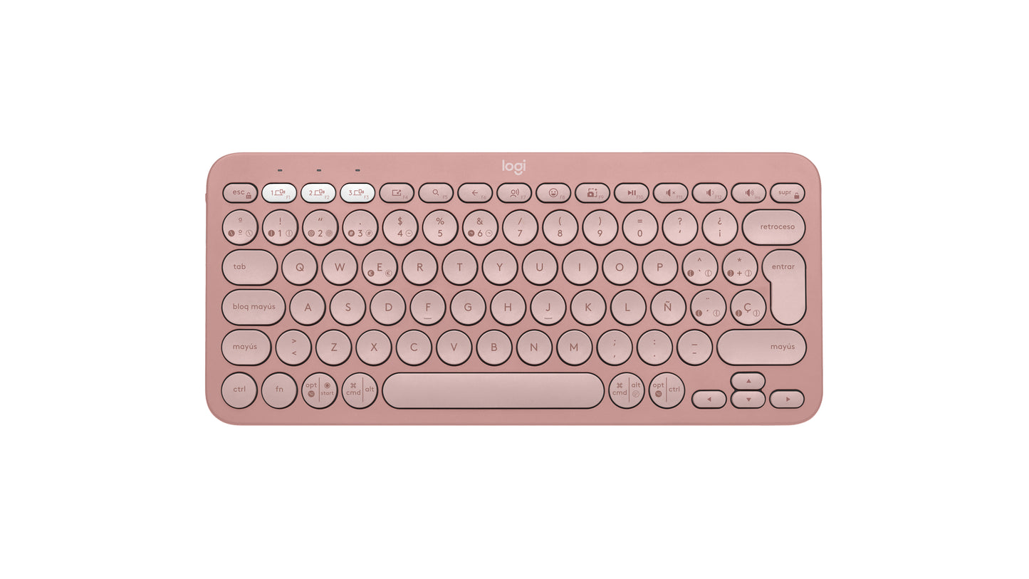 Logitech - Keyboard - Wireless - Rose - Con Bluetooth Guatemala