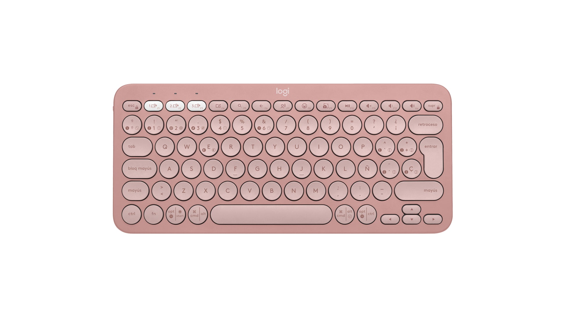Logitech - Keyboard - Wireless - Rose - Con Bluetooth Guatemala