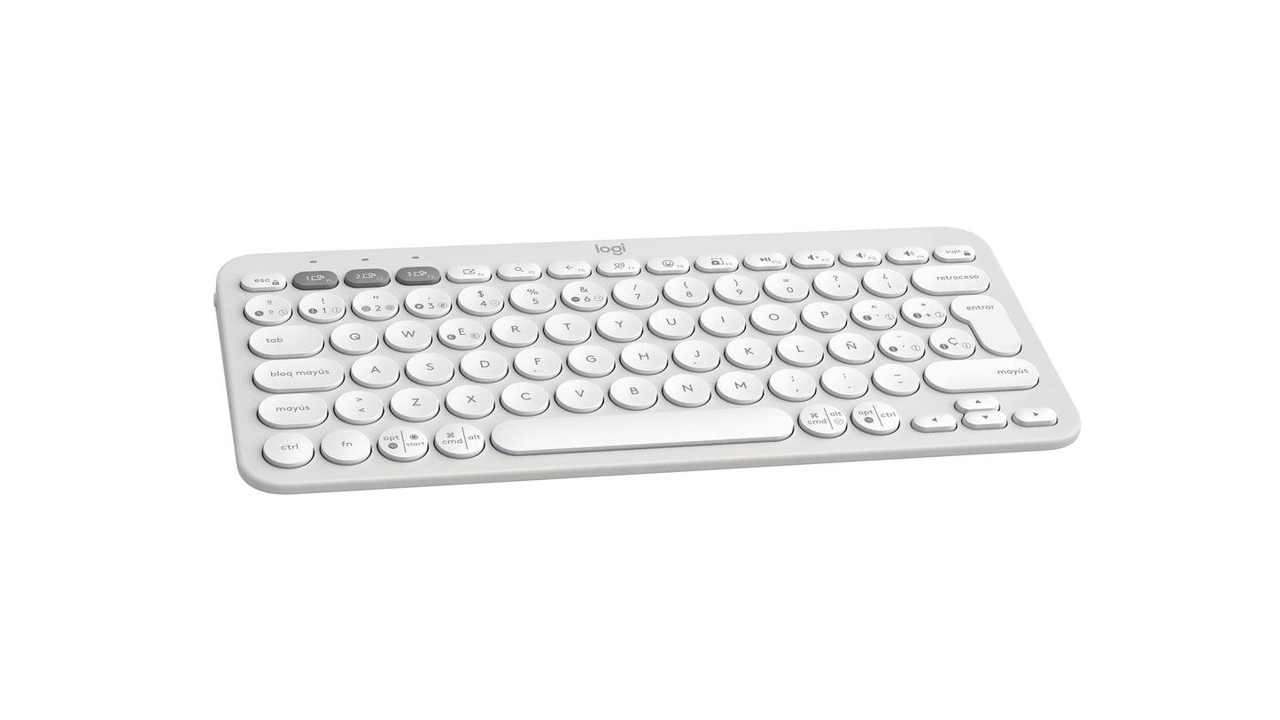 Logitech - Keyboard - Wireless - White Guatemala