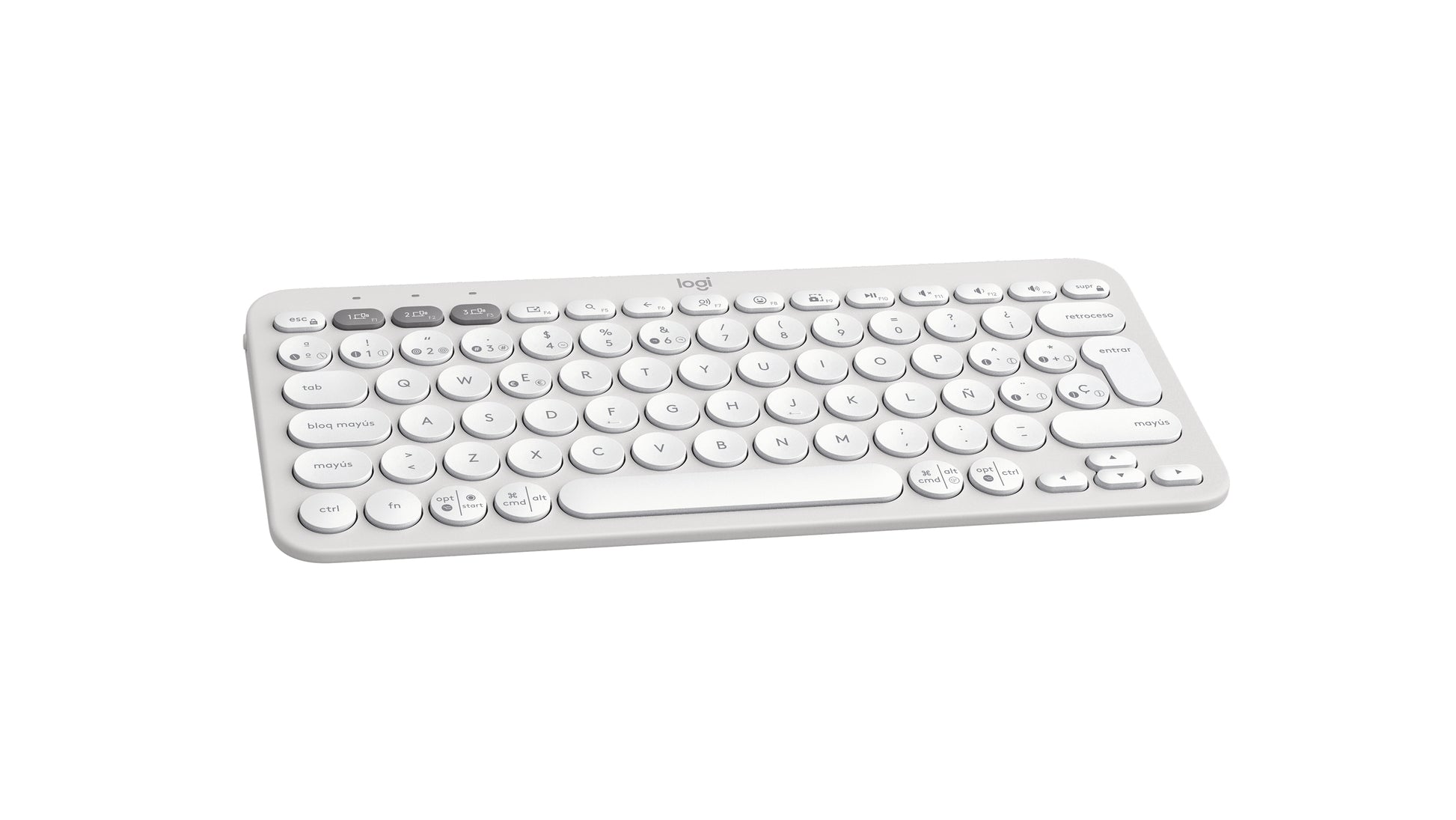 Logitech - Keyboard - Wireless - White Guatemala