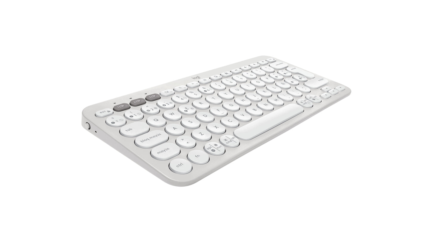 Logitech - Keyboard - Wireless - White Guatemala