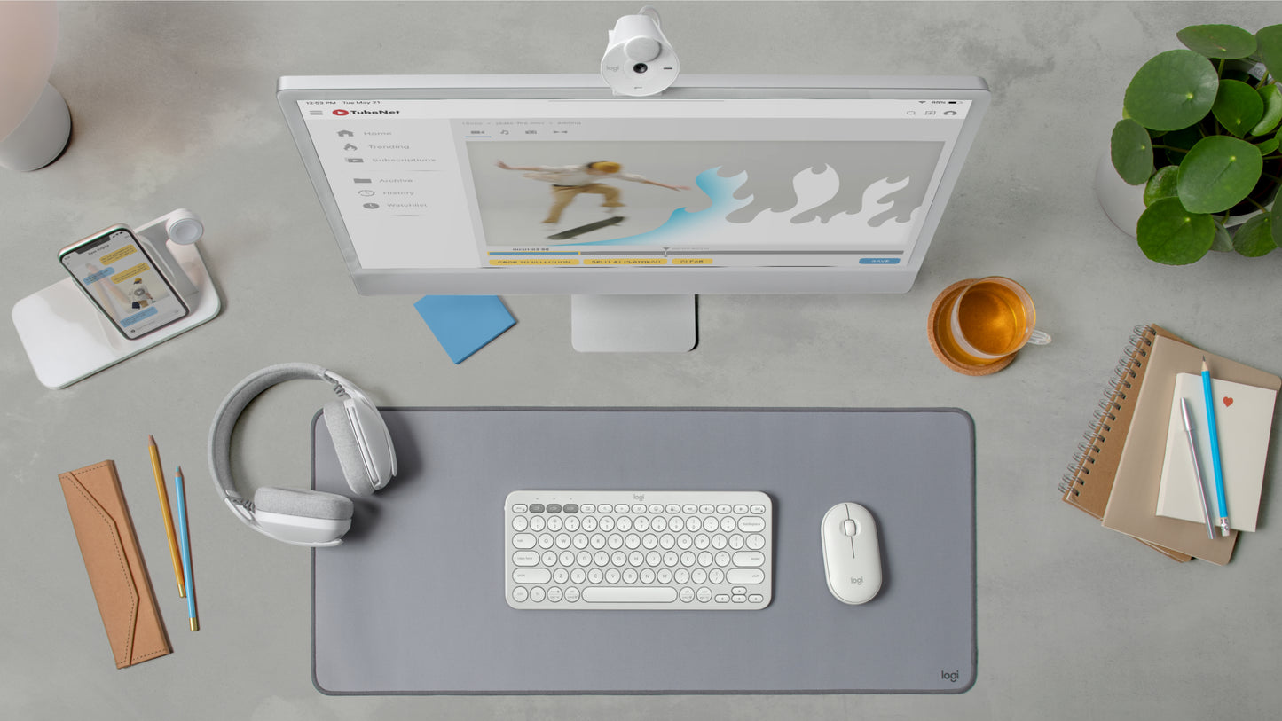 Logitech - Keyboard - Wireless - White Guatemala