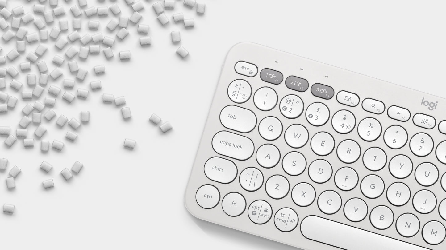 Logitech - Keyboard - Wireless - White Guatemala