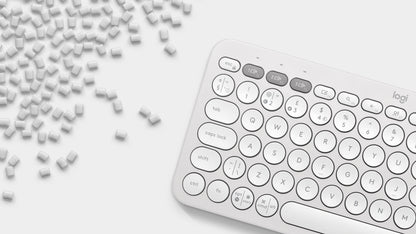 Logitech - Keyboard - Wireless - White Guatemala