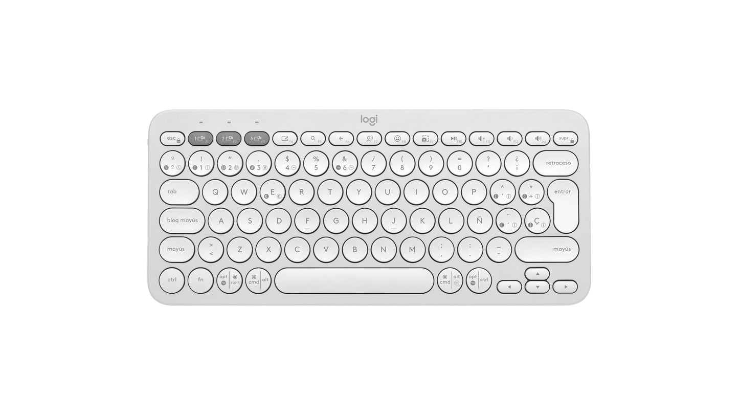 Logitech - Keyboard - Wireless - White Guatemala