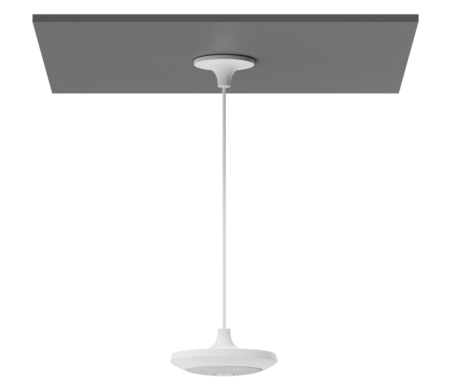 Logitech - Kit de montaje (montaje de techo soporte del micrófono) - para micrófono - blanco - se puede instalar en el techo colgante - para Rally Mic Pod Room Solution Large Guatemala