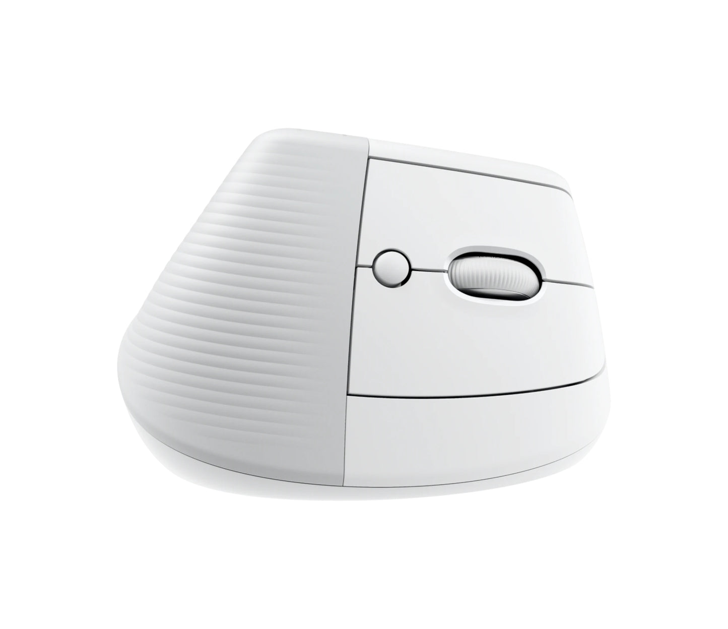 Logitech Lift Vertical Ergonomic Mouse - Ratón vertical - ergonómico - 6 botones - inalámbrico - 2.4 GHz Bluetooth - receptor de USB Logitech Logi Bolt - blanco hueso Guatemala