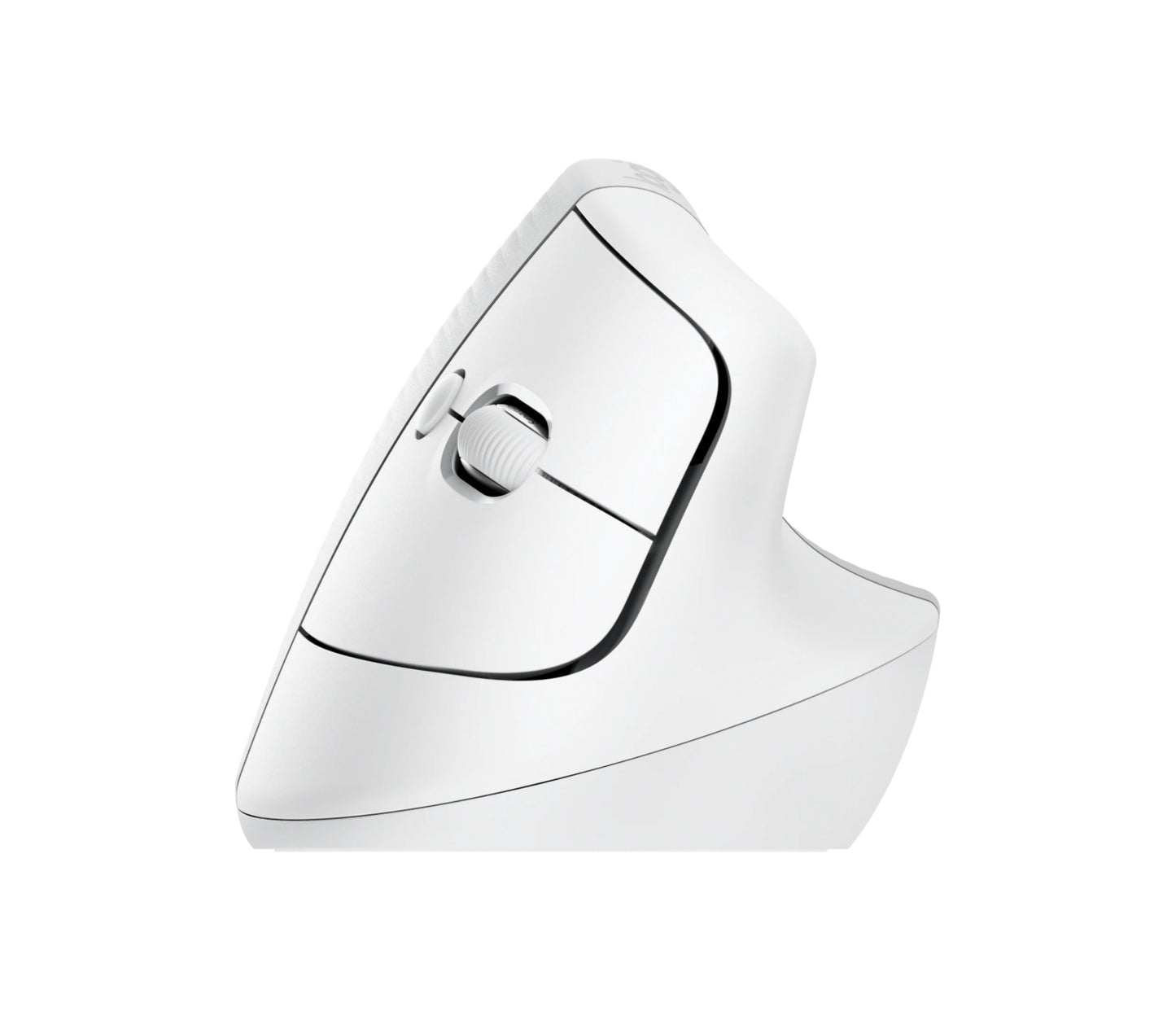 Logitech Lift Vertical Ergonomic Mouse - Ratón vertical - ergonómico - 6 botones - inalámbrico - 2.4 GHz Bluetooth - receptor de USB Logitech Logi Bolt - blanco hueso Guatemala