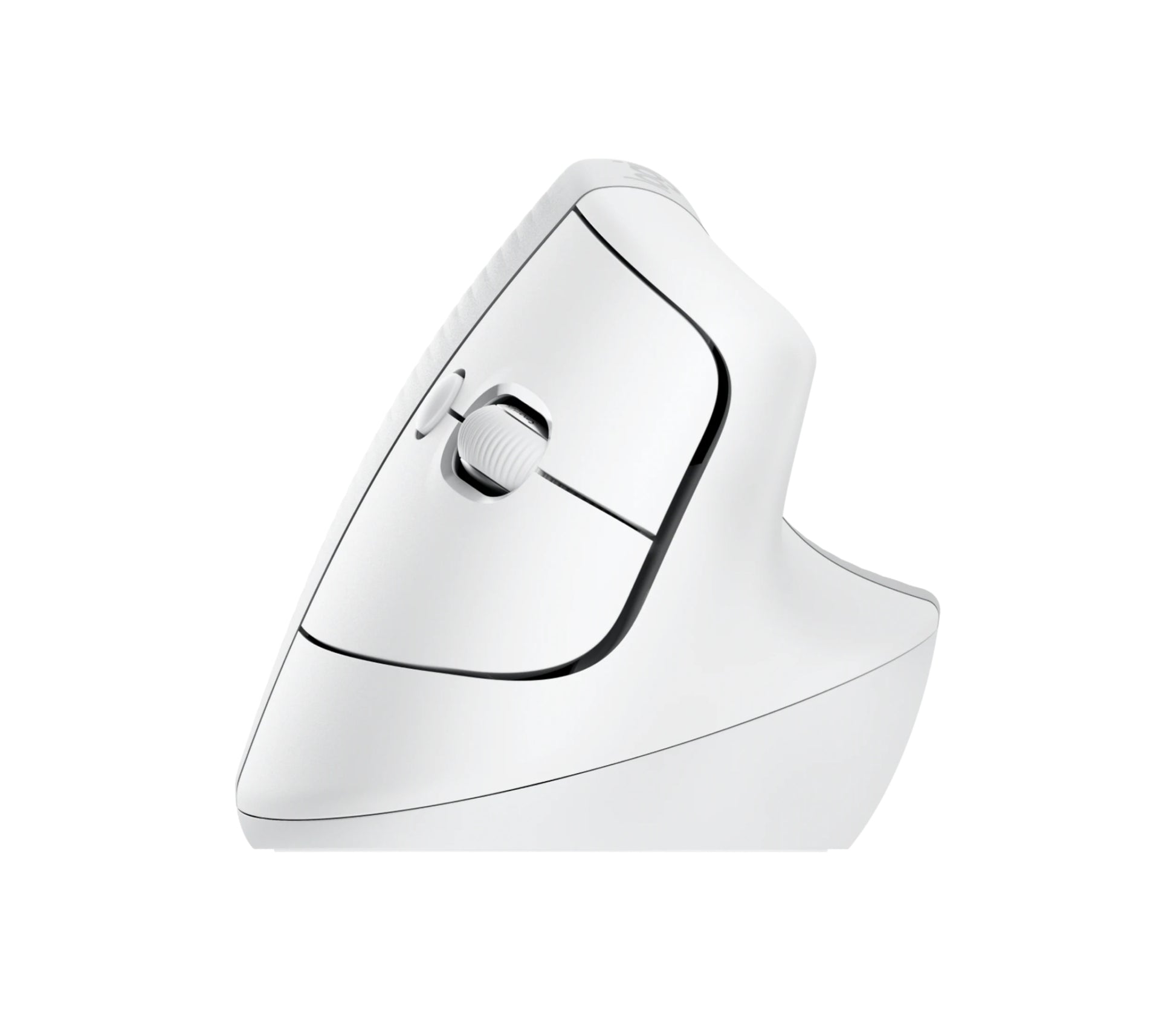 Logitech Lift Vertical Ergonomic Mouse - Ratón vertical - ergonómico - 6 botones - inalámbrico - 2.4 GHz Bluetooth - receptor de USB Logitech Logi Bolt - blanco hueso Guatemala