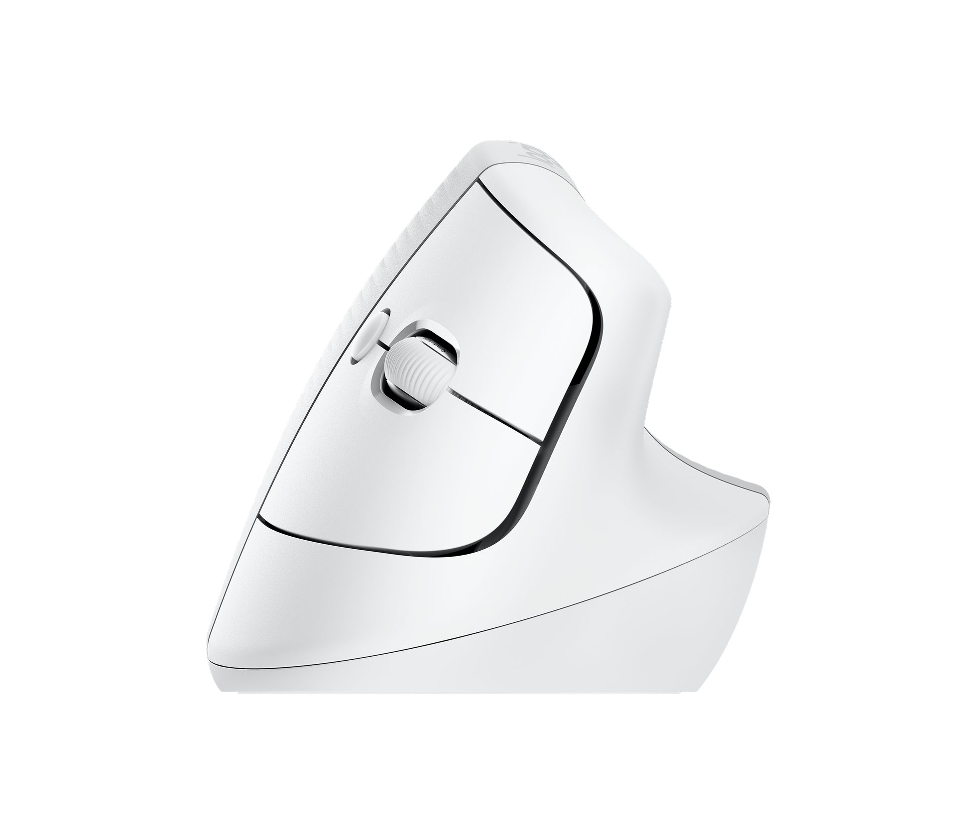Logitech Lift Vertical Ergonomic Mouse - Ratón vertical - ergonómico - 6 botones - inalámbrico - 2.4 GHz Bluetooth - receptor de USB Logitech Logi Bolt - blanco hueso Guatemala