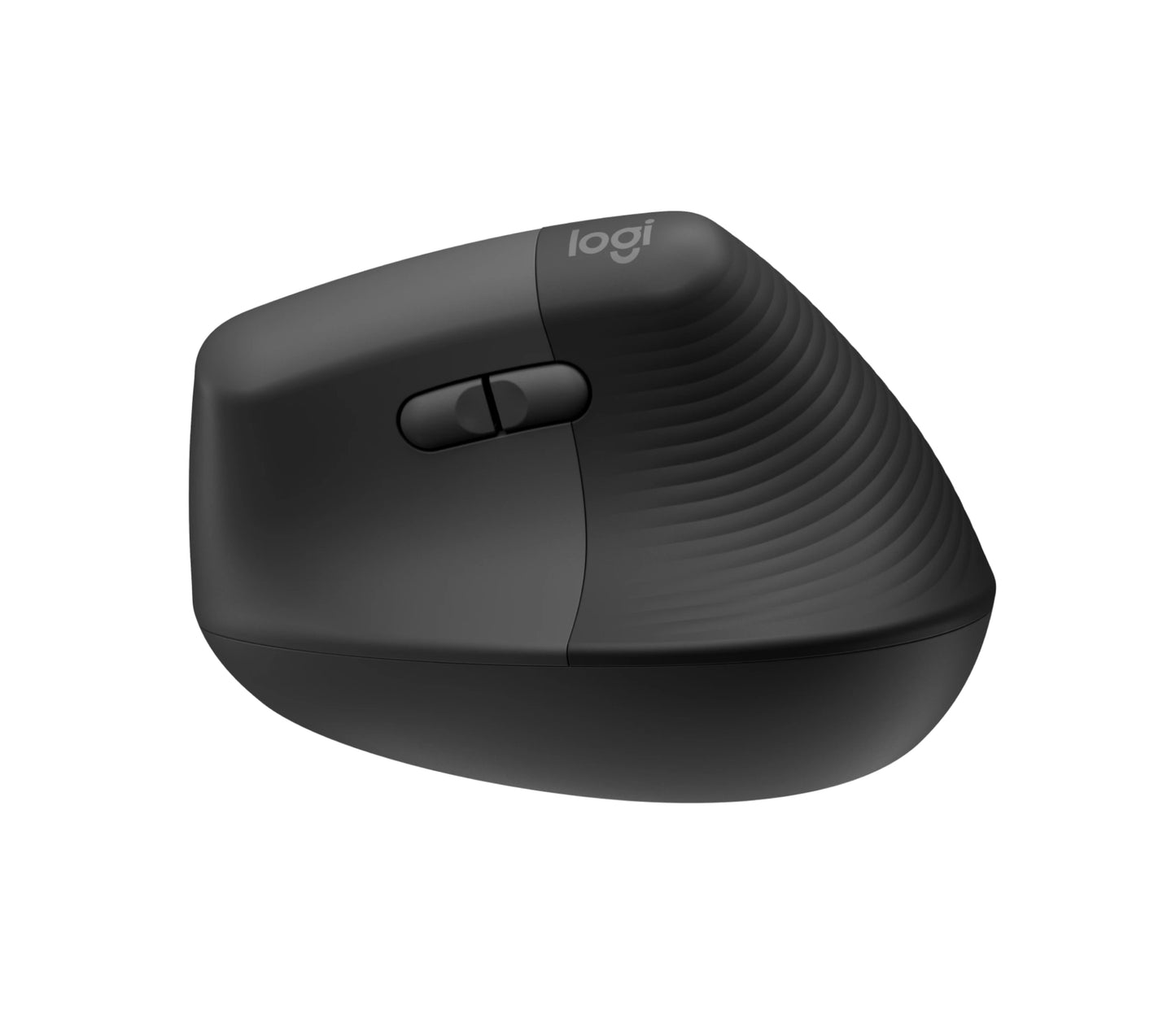Logitech Lift Vertical Ergonomic Mouse - Ratón vertical - ergonómico - 6 botones - inalámbrico - 2.4 GHz Bluetooth - receptor de USB Logitech Logi Bolt - grafito Guatemala