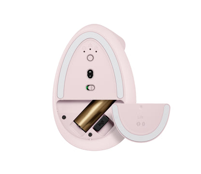 Logitech Lift Vertical Ergonomic Mouse - Ratón vertical - ergonómico - 6 botones - inalámbrico - 2.4 GHz Bluetooth - receptor de USB Logitech Logi Bolt - rosa Guatemala
