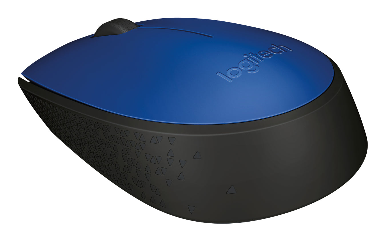 Logitech M170 - Ratón - diestro y zurdo - inalámbrico - 2.4 GHz - receptor inalámbrico USB - azul Guatemala