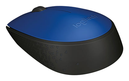 Logitech M170 - Ratón - diestro y zurdo - inalámbrico - 2.4 GHz - receptor inalámbrico USB - azul Guatemala