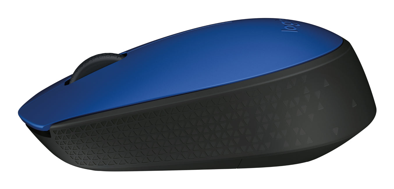 Logitech M170 - Ratón - diestro y zurdo - inalámbrico - 2.4 GHz - receptor inalámbrico USB - azul Guatemala