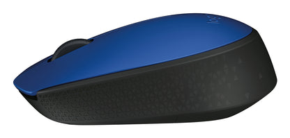 Logitech M170 - Ratón - diestro y zurdo - inalámbrico - 2.4 GHz - receptor inalámbrico USB - azul Guatemala