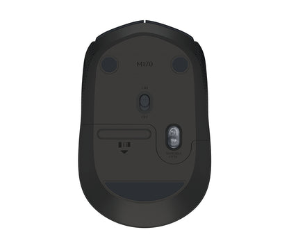 Logitech M170 - Ratón - diestro y zurdo - inalámbrico - 2.4 GHz - receptor inalámbrico USB - negro Guatemala