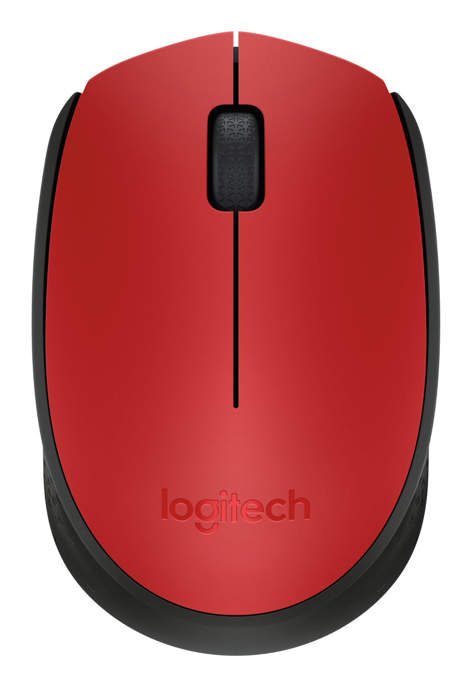 Logitech M170 - Ratón - diestro y zurdo - inalámbrico - 2.4 GHz - receptor inalámbrico USB - rojo Guatemala