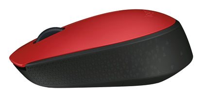 Logitech M170 - Ratón - diestro y zurdo - inalámbrico - 2.4 GHz - receptor inalámbrico USB - rojo Guatemala