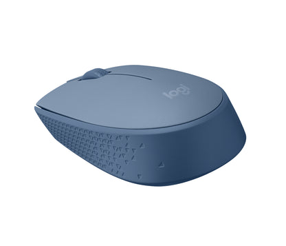Logitech M170 Wireless Mouse Ambidextrous Blue Gray - Ratón - diestro y zurdo - óptico - 3 botones - inalámbrico - 2.4 GHz - receptor inalámbrico USB - azul/gris Guatemala