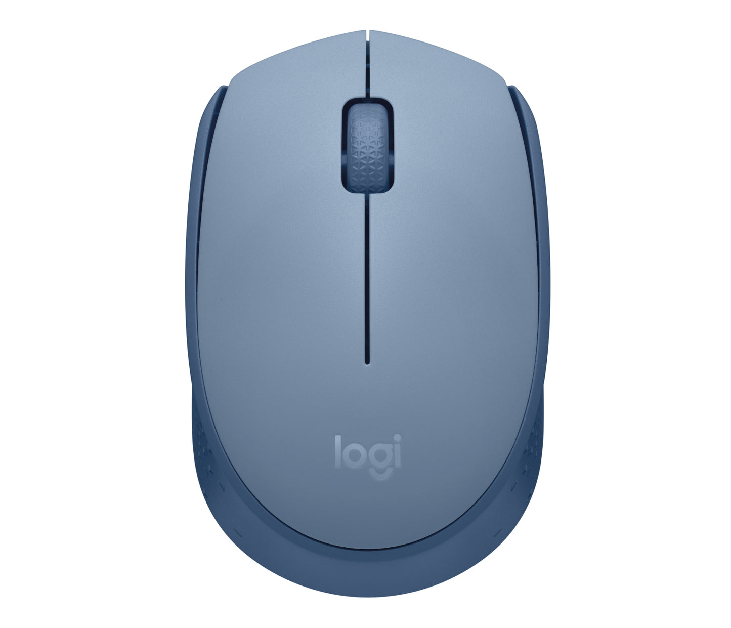 Logitech M170 Wireless Mouse Ambidextrous Blue Gray - Ratón - diestro y zurdo - óptico - 3 botones - inalámbrico - 2.4 GHz - receptor inalámbrico USB - azul/gris Guatemala