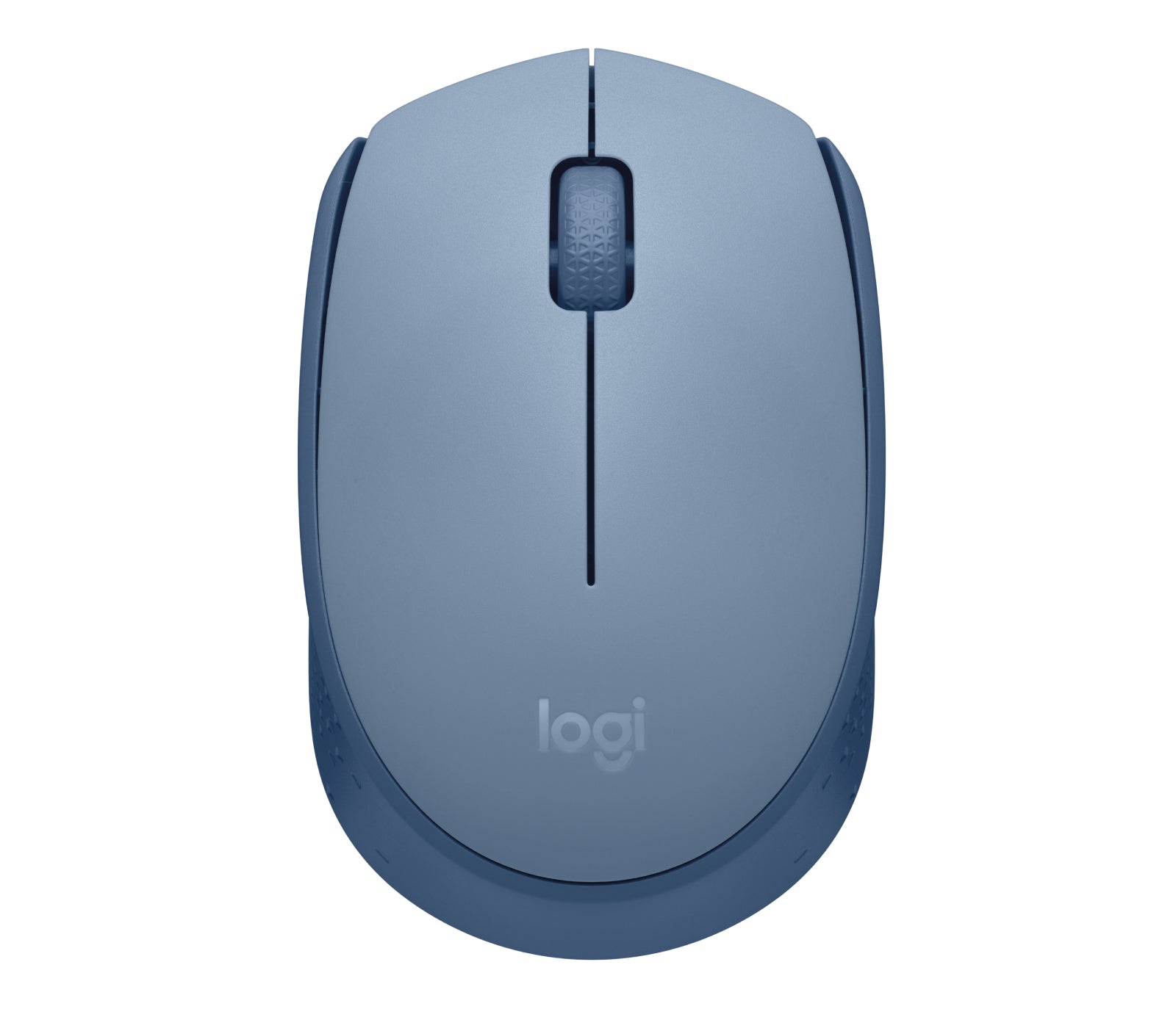 Logitech M170 Wireless Mouse Ambidextrous Blue Gray - Ratón - diestro y zurdo - óptico - 3 botones - inalámbrico - 2.4 GHz - receptor inalámbrico USB - azul/gris Guatemala
