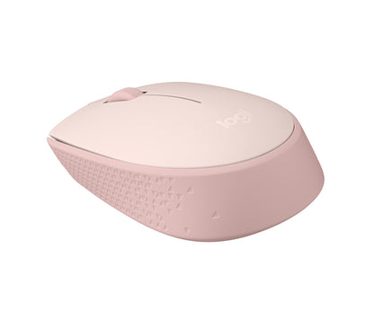 Logitech M170 Wireless Mouse Ambidextrous Rose - Ratón - diestro y zurdo - óptico - 3 botones - inalámbrico - 2.4 GHz - receptor inalámbrico USB - rosa Guatemala