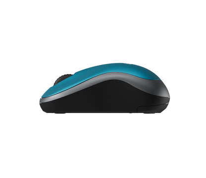 Logitech M185 - Ratón - diestro y zurdo - óptico - inalámbrico - 2.4 GHz - receptor inalámbrico USB - azul Guatemala