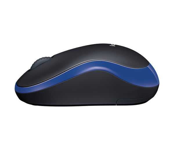 Logitech M185 - Ratón - diestro y zurdo - óptico - inalámbrico - 2.4 GHz - receptor inalámbrico USB - azul Guatemala