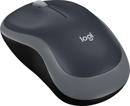 Logitech M185 - Ratón - óptico - 3 botones - inalámbrico - 2.4 GHz - receptor inalámbrico USB - gris vencejo Guatemala