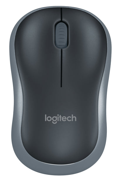 Logitech M185 - Ratón - óptico - 3 botones - inalámbrico - 2.4 GHz - receptor inalámbrico USB - gris vencejo Guatemala