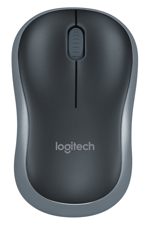 Logitech M185 - Ratón - óptico - 3 botones - inalámbrico - 2.4 GHz - receptor inalámbrico USB - gris vencejo Guatemala