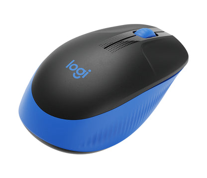 Logitech M190 - Ratón - óptico - 3 botones - inalámbrico - receptor inalámbrico USB - azul Guatemala