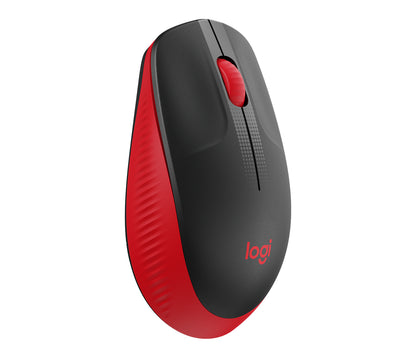Logitech M190 - Ratón - óptico - 3 botones - inalámbrico - receptor inalámbrico USB - rojo Guatemala