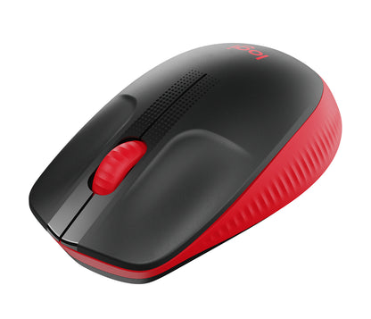 Logitech M190 - Ratón - óptico - 3 botones - inalámbrico - receptor inalámbrico USB - rojo Guatemala