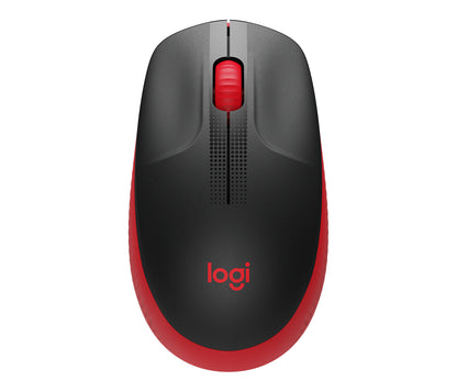 Logitech M190 - Ratón - óptico - 3 botones - inalámbrico - receptor inalámbrico USB - rojo Guatemala