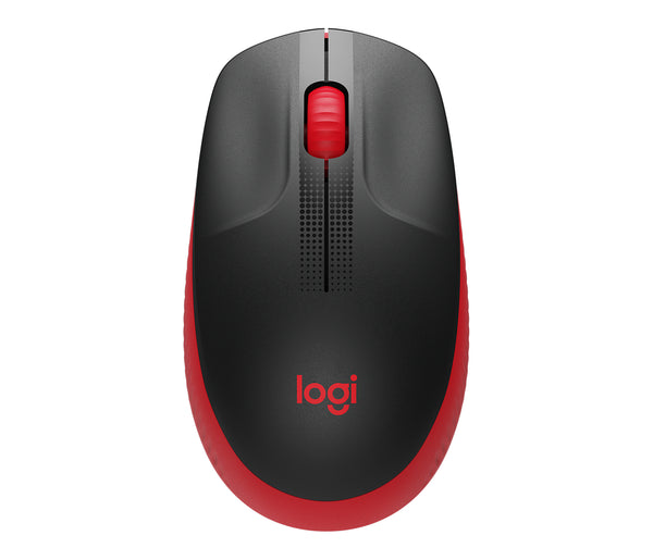 Logitech M190 - Ratón - óptico - 3 botones - inalámbrico - receptor inalámbrico USB - rojo Guatemala