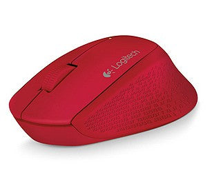 Logitech M280 - Ratón - diestro - óptico - 3 botones - inalámbrico - 2.4 GHz - receptor inalámbrico USB - rojo Guatemala
