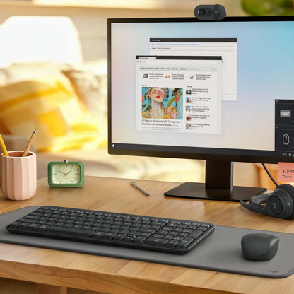 Logitech - MK250 Compact Bluetooth Wireless Combo - Spanish - Graphite Guatemala