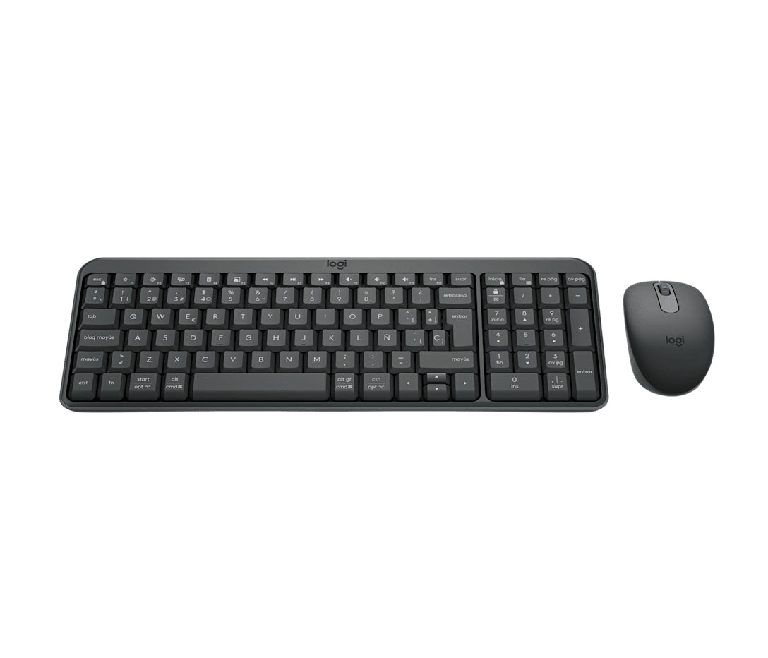 Logitech - MK250 Compact Bluetooth Wireless Combo - Spanish - Graphite Guatemala