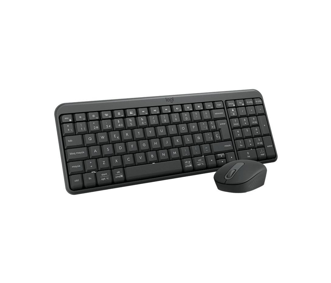 Logitech - MK250 Compact Bluetooth Wireless Combo - Spanish - Graphite Guatemala