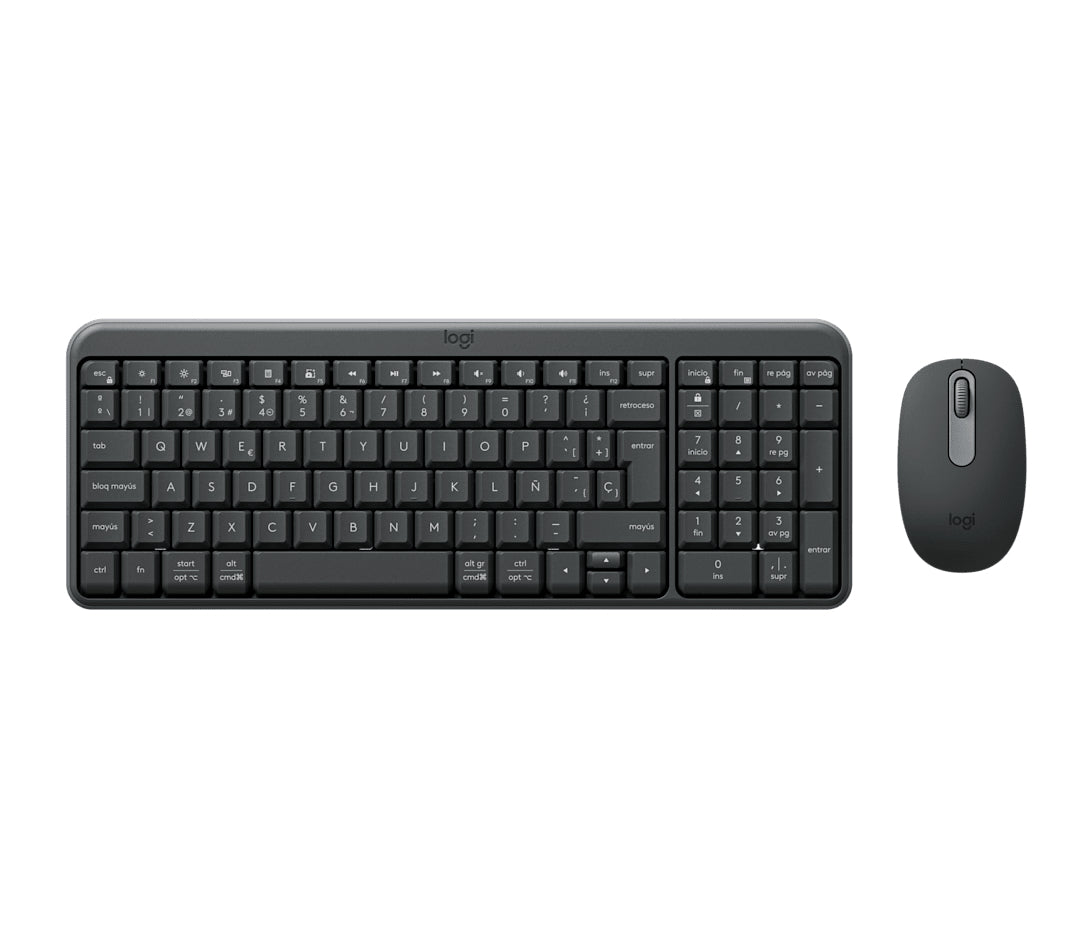 Logitech - MK250 Compact Bluetooth Wireless Combo - Spanish - Graphite Guatemala