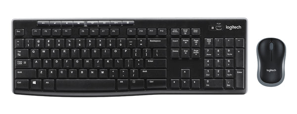 Logitech MK270 Wireless Combo - Juego de teclado y ratón - inalámbrico - 2.4 GHz - inglés - negro Guatemala