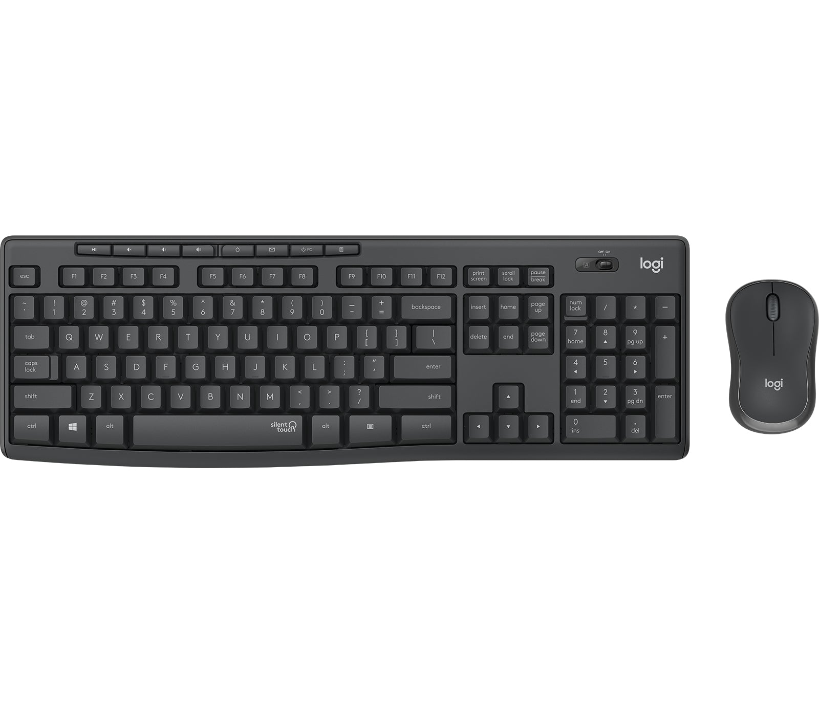 Logitech - MK295 Silent Wireless Combo â€“ Spanish Guatemala