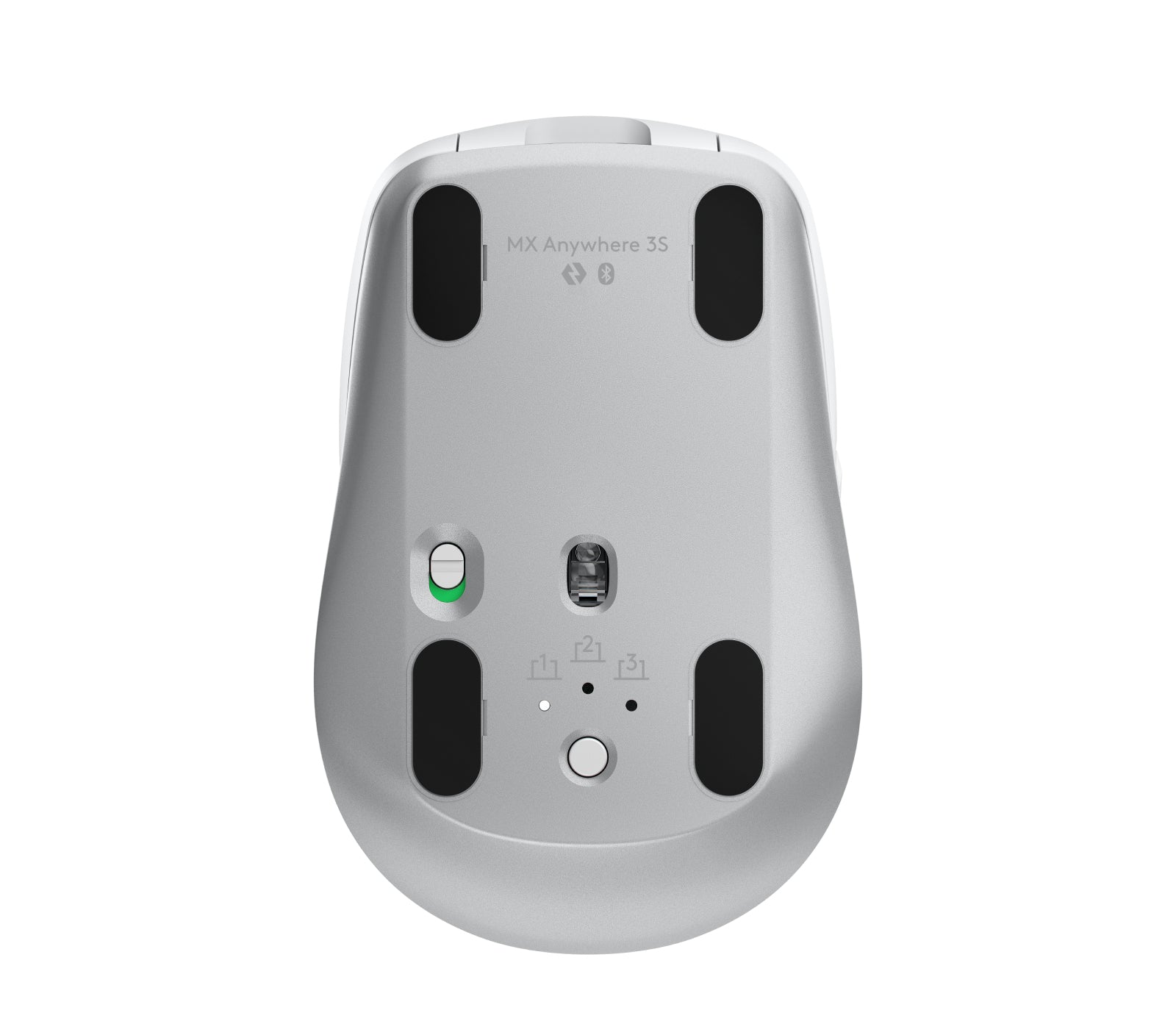 Logitech MX Anywhere 3S - Ratón - óptico - 6 botones - inalámbrico - Bluetooth - receptor de USB Logitech Logi Bolt - gris pálido Guatemala