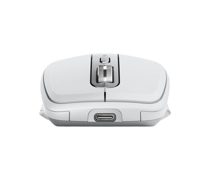 Logitech MX Anywhere 3S - Ratón - óptico - 6 botones - inalámbrico - Bluetooth - receptor de USB Logitech Logi Bolt - gris pálido Guatemala