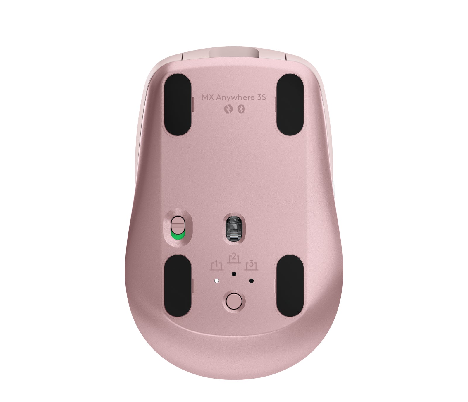Logitech MX Anywhere 3S - Ratón - óptico - 6 botones - inalámbrico - Bluetooth - receptor de USB Logitech Logi Bolt - rosa Guatemala