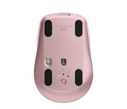Logitech MX Anywhere 3S - Ratón - óptico - 6 botones - inalámbrico - Bluetooth - receptor de USB Logitech Logi Bolt - rosa Guatemala
