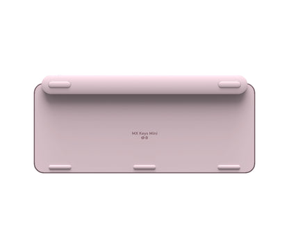 Logitech MX Keys Mini - eclado - Inalámbrico - Español - Bluetooth 5.0 / Bluetooth / 2.4 GHz / USB-C - Ergonomic Design - Rosa Guatemala